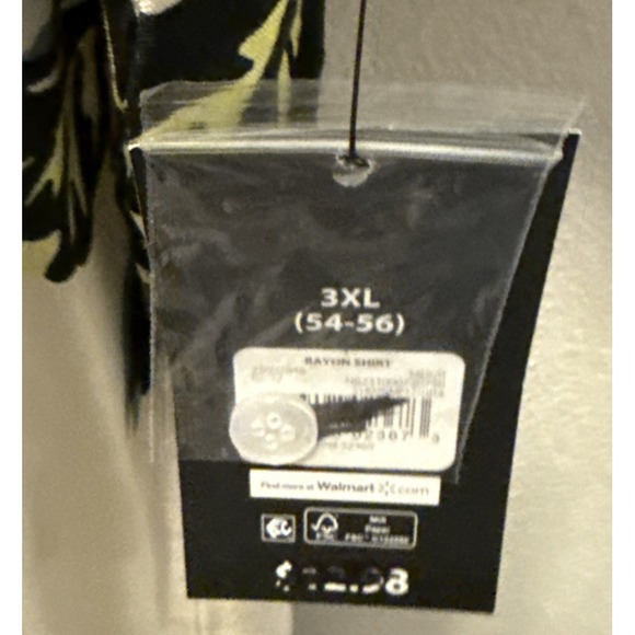 Brand New No Boundaries White Hawaiian Shirt Size XXXL - Picture 2 of 4